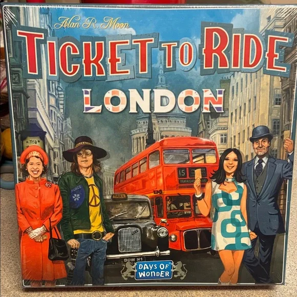 Days of Wonder Ticket to Ride London Board Game Beatles, Fashion 70’s NIB sealed - Picture 1 of 6